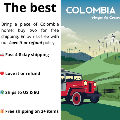 Colombia - Parque del Cocora - Wall Art - Colombian art